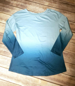 Blue Ombre Long Sleeve