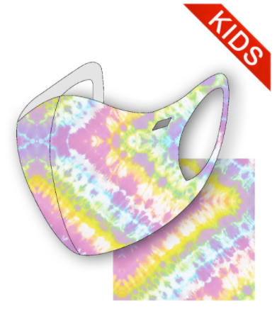 Tie Dye Kids Masks