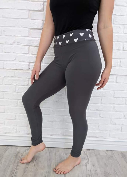 Heart Leggings - Butter Soft