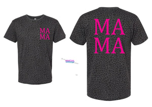 Mama pocket and back unisex tshirt