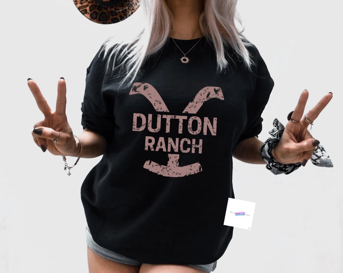 Dutton Ranch Rose Gold Tshirt