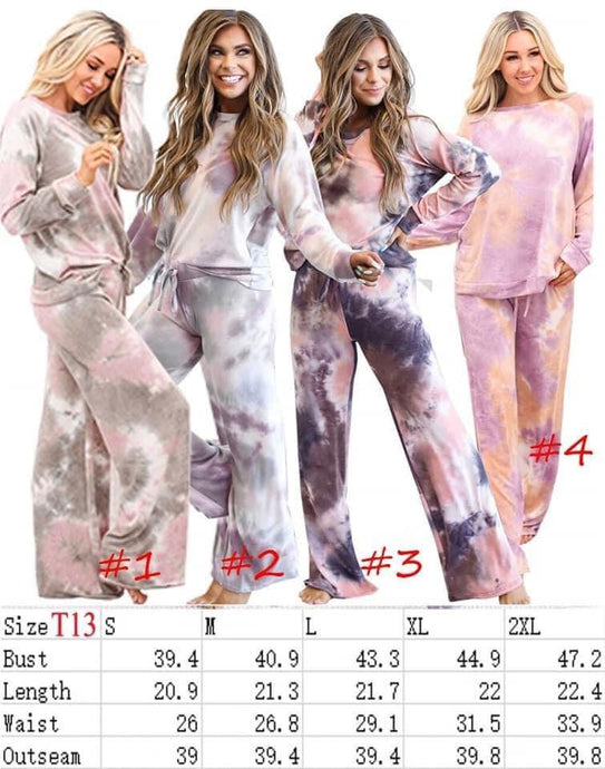 Tie Dye Pj/lounge set